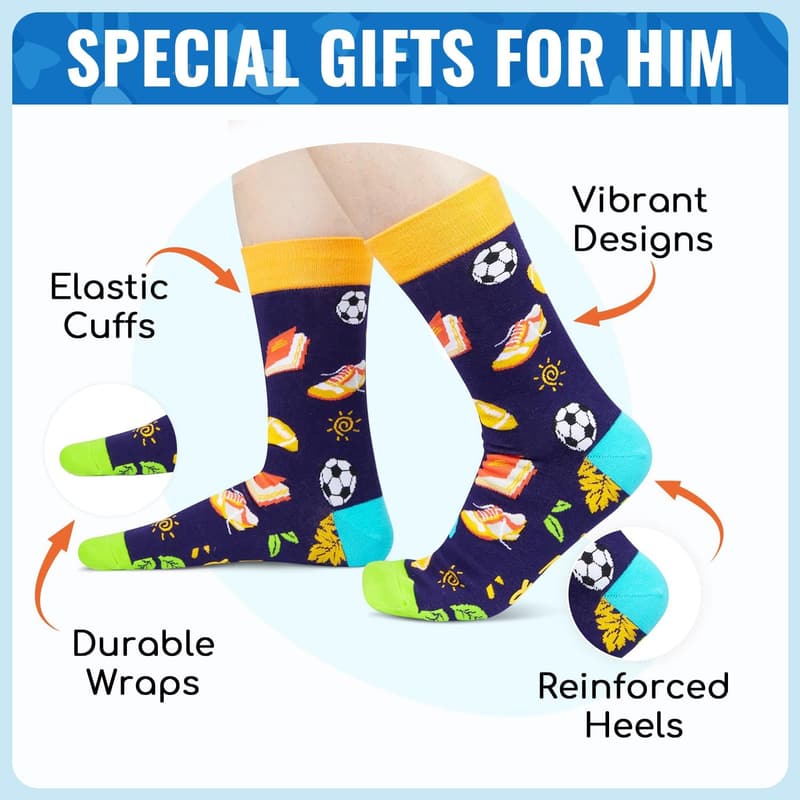 Funny Socks for New Dads - Unique Gift Idea for Him