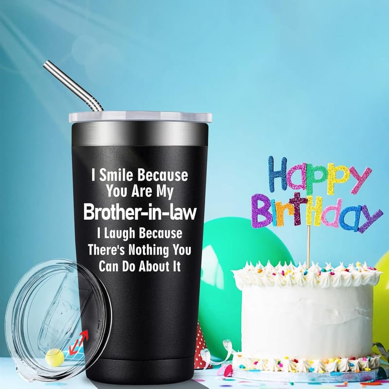 Brother-in-Law Tumbler Cup 20oz - Gifts for Any Occasion