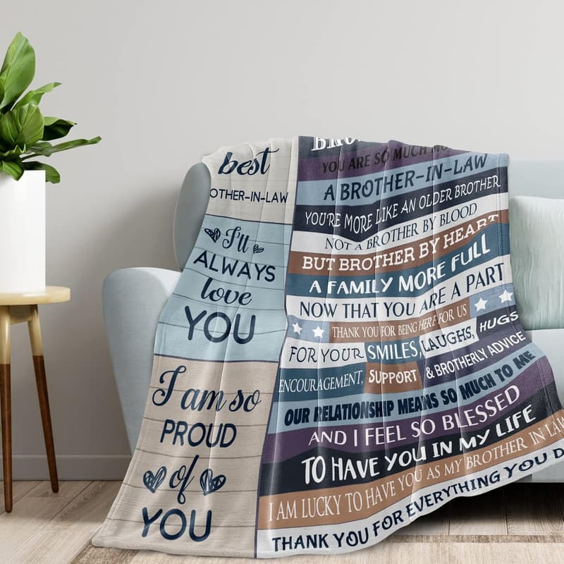 Brother's Wedding Gift Blanket - 60