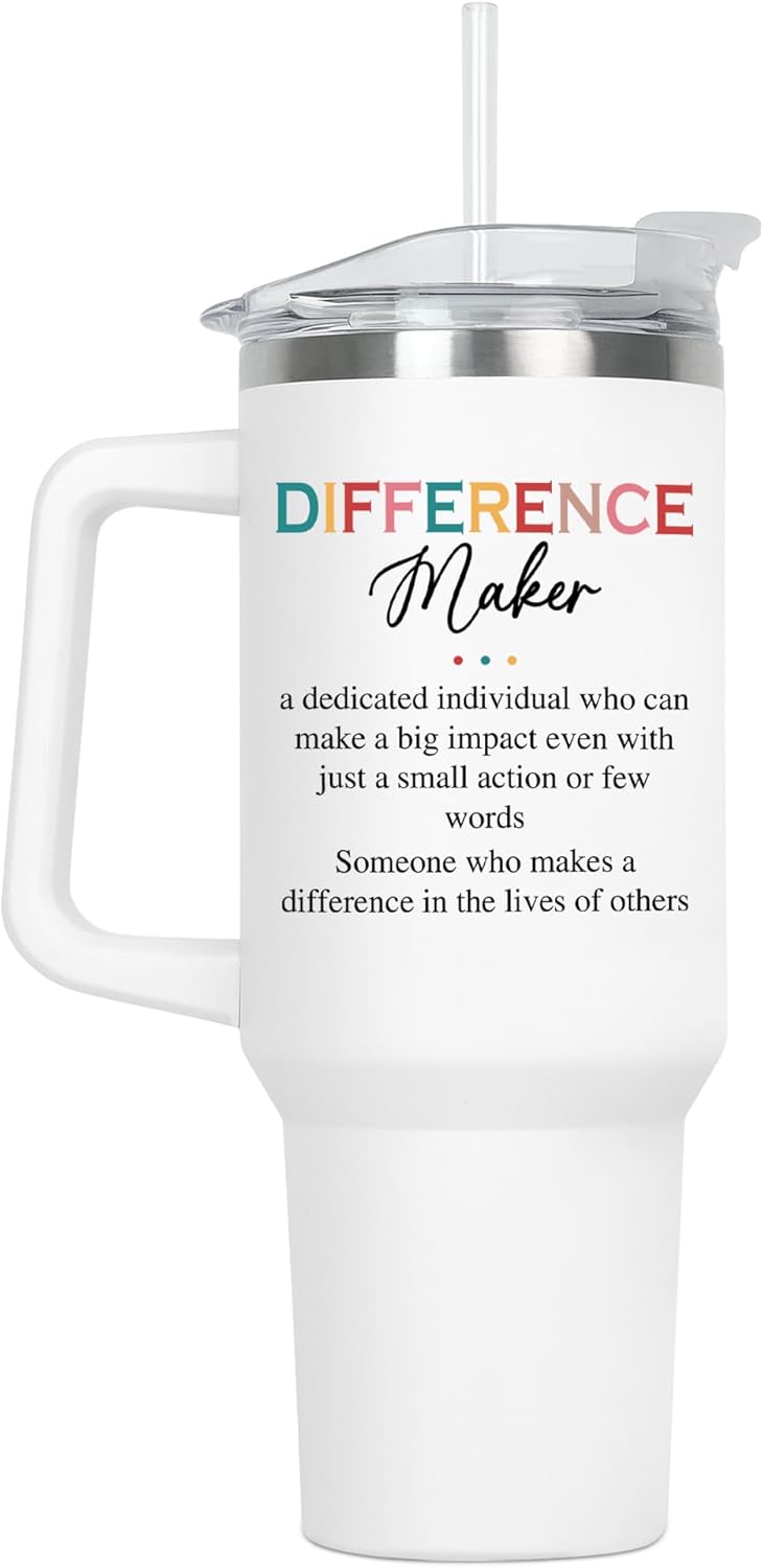 Thank You Gift for Women - 40 oz Insulated Coffee Tumbler