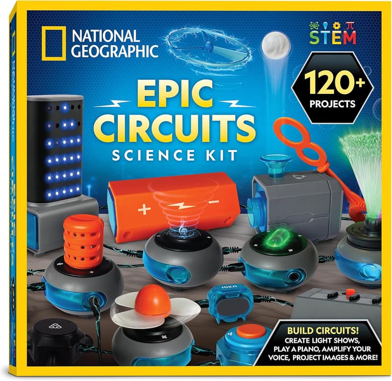 Circuit Maker Kit - 120 Electrical Projects STEM Toy for Kids
