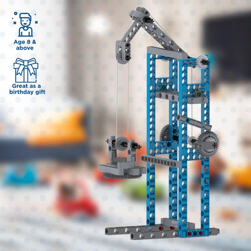 Simple Machines Science Kit: Build 26 Mechanical Models