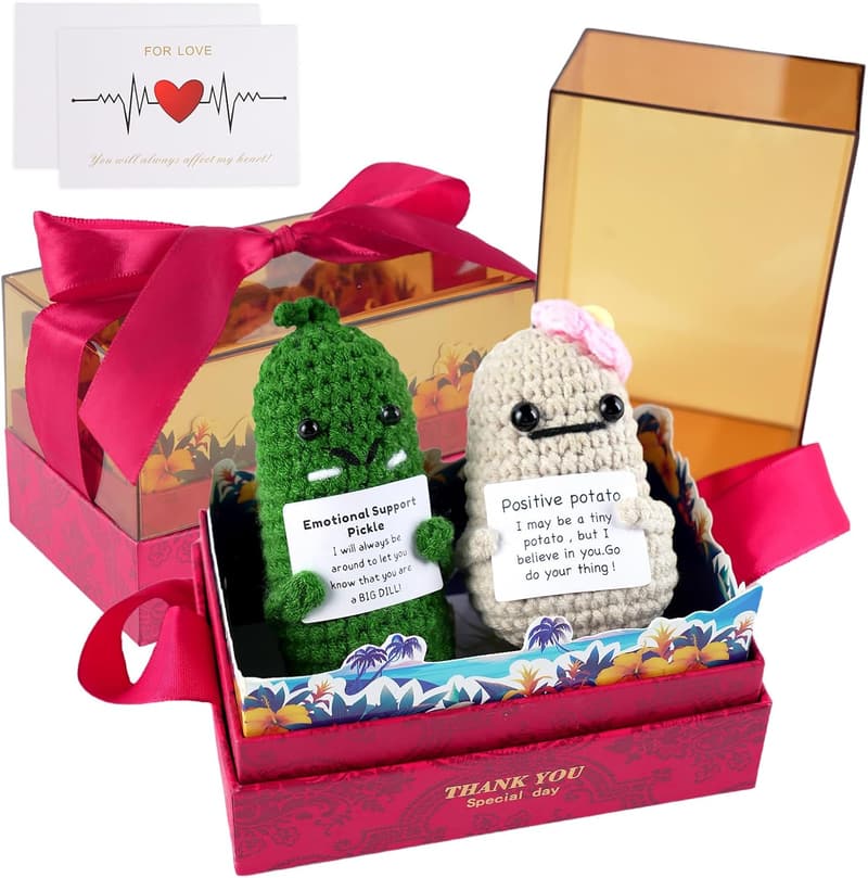 Cheerful Mini Crochet Animals Gift Box for Women’s Birthday