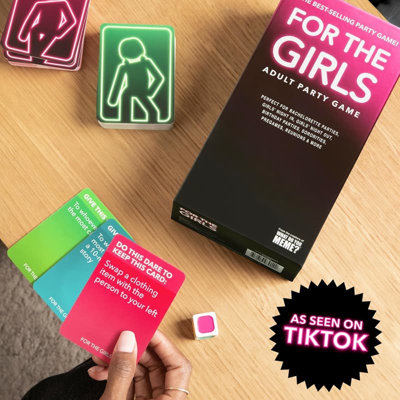 Girls Night Card Game - 400 Cards for Bachelorette & Parties