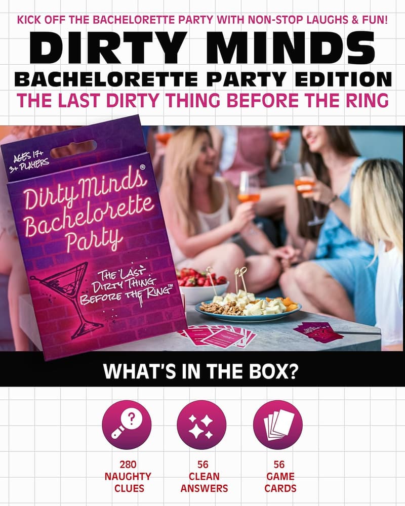 Bachelorette Party Dirty Minds Card Game