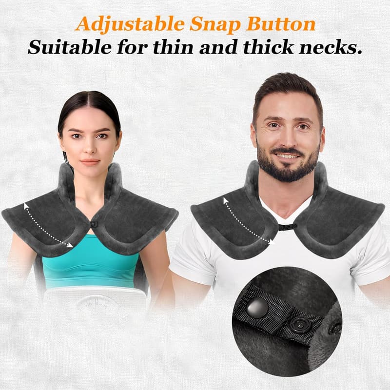 Heated Neck & Shoulder Wrap - Pain Relief Gift for Dad