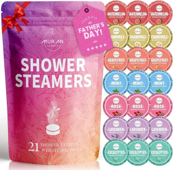 Aromatherapy Shower Steamers 21-Pack - Eucalyptus & Mint