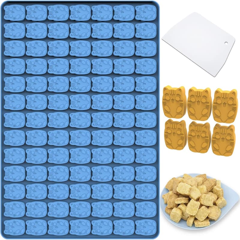 Cartoon Cat Silicone Mold for Chocolate & Candy Decoration