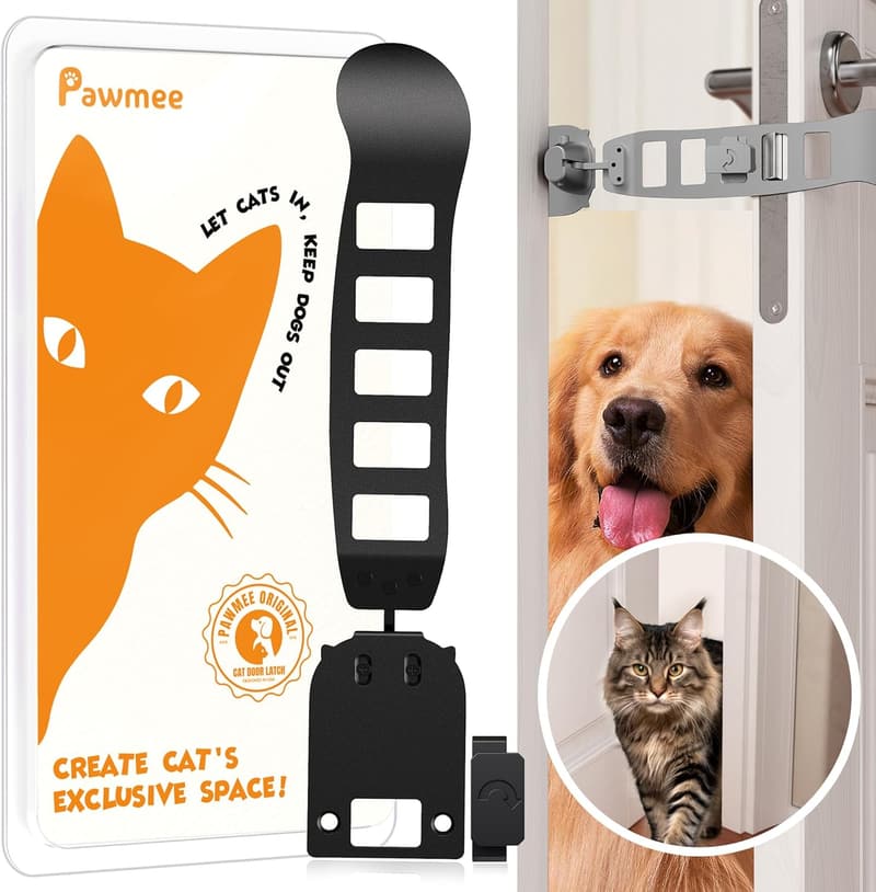 Durable Metal Cat Door Prop with 5 Adjustable Sizes