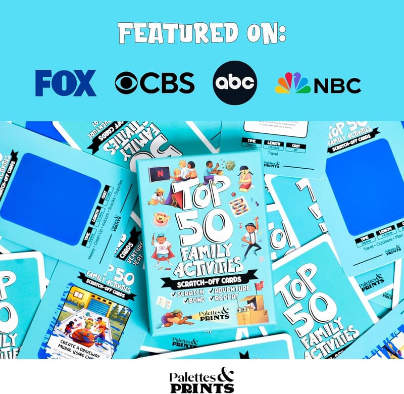 Family Adventure Scratch-Off Cards: 50 Fun Activities for All