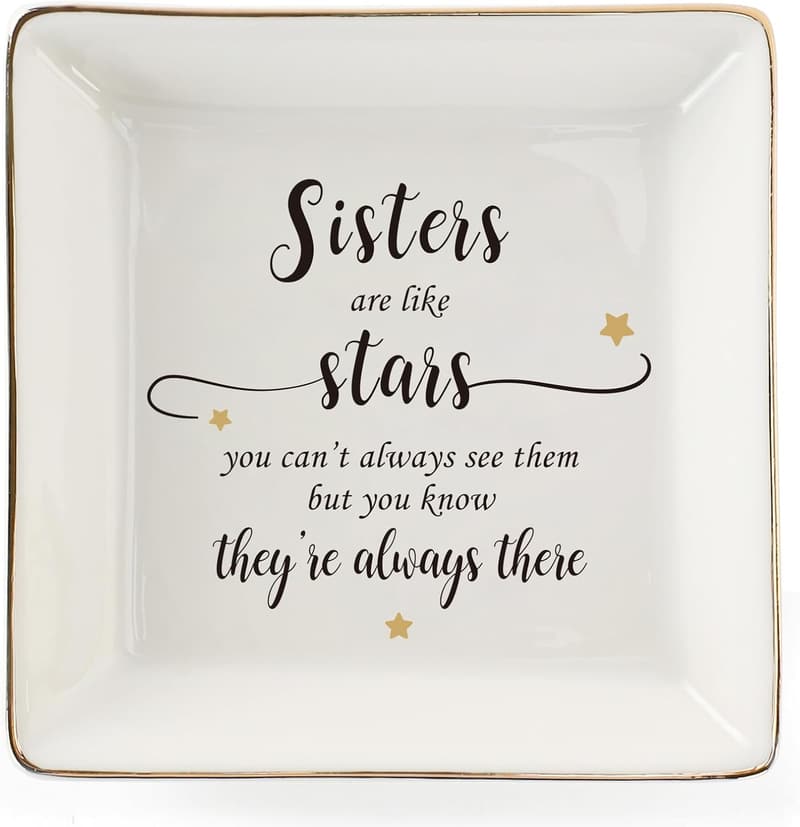 Ceramic Ring Dish Jewelry Tray for Mom & Friends