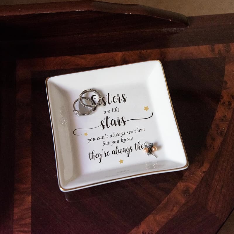 Ceramic Ring Dish Jewelry Tray for Mom & Friends