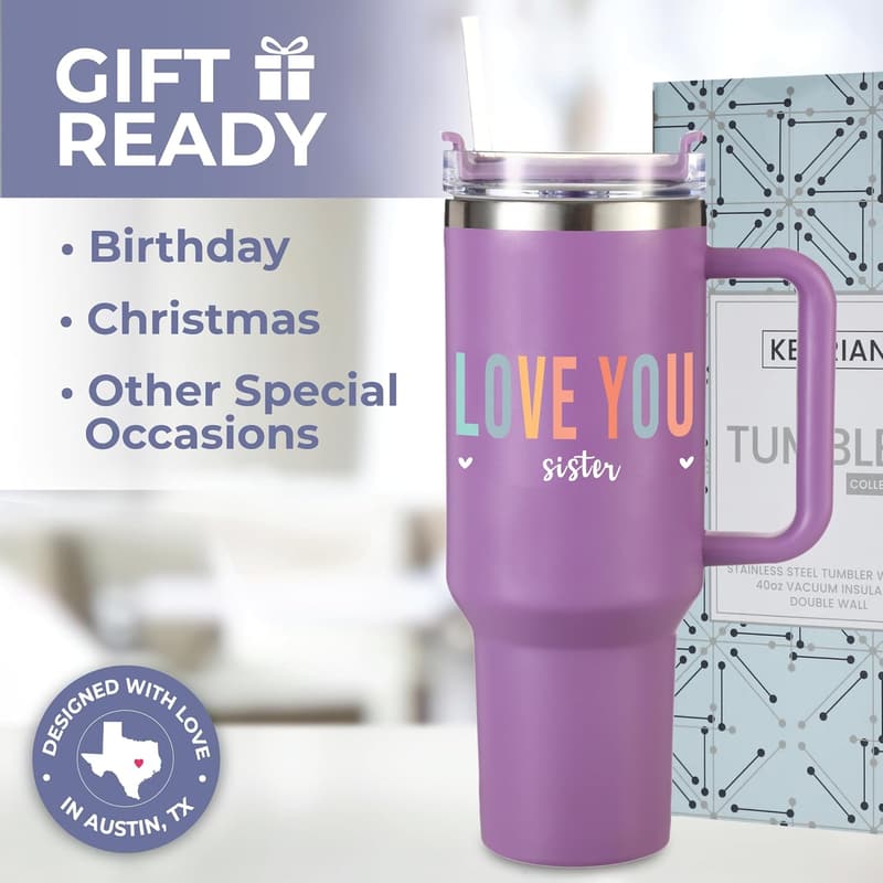 40oz Tumbler - Unique Birthday Gift for Women