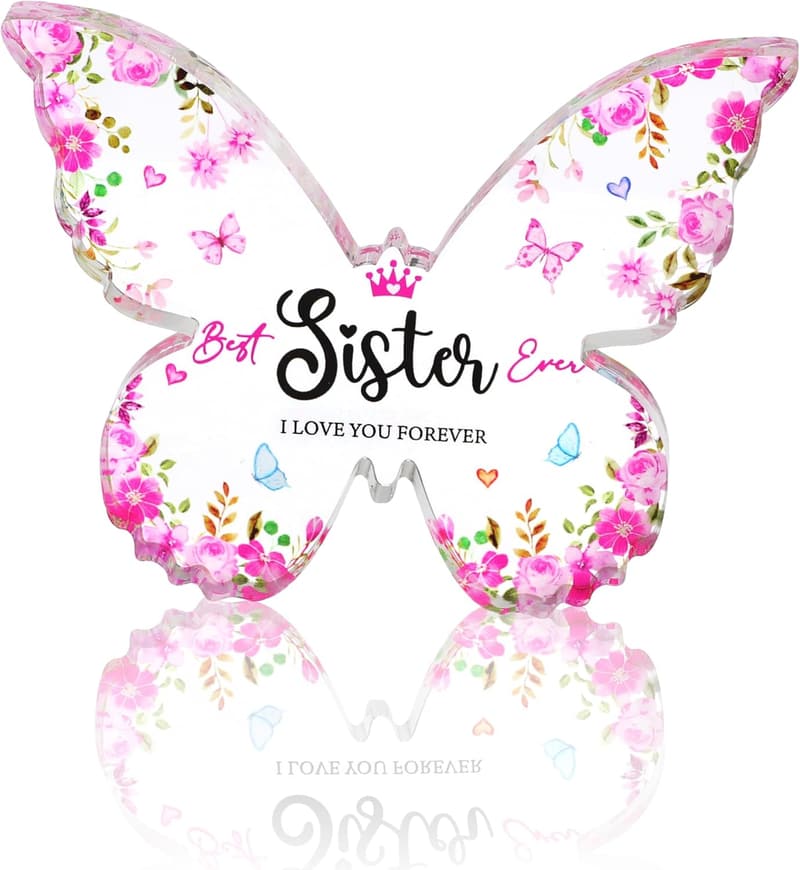 Personalized Butterfly Plaque for Sister's Birthday