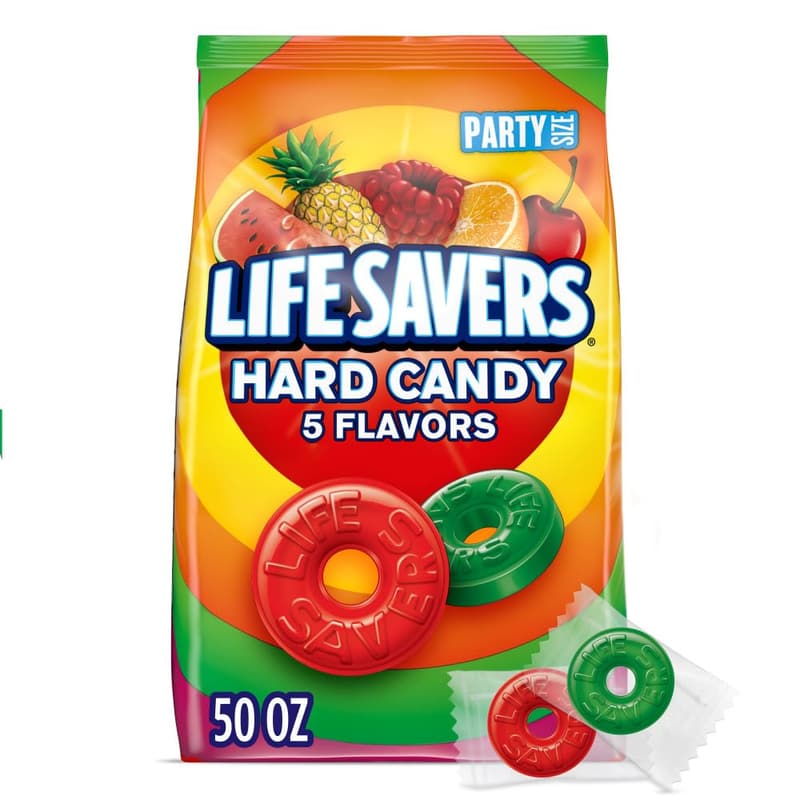 LIFE SAVERS Hard Candy Party Size Bag - 50 Ounce, 5 Flavors
