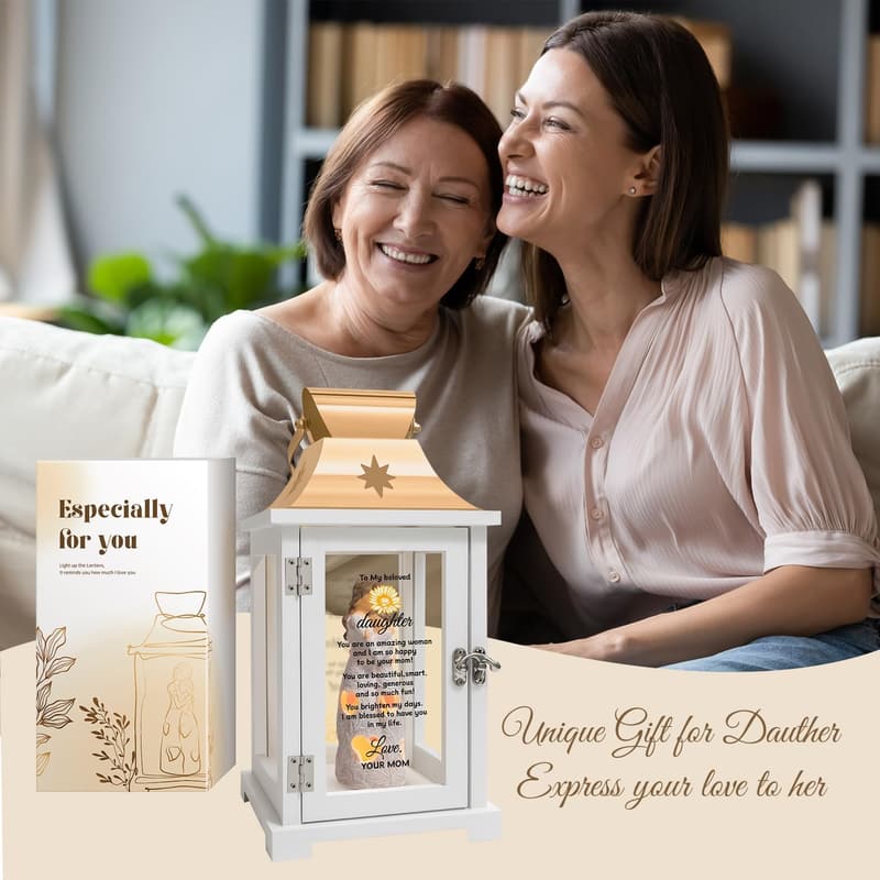 Mother-Daughter Lantern Gift for Daughter's Birthdays & Holidays