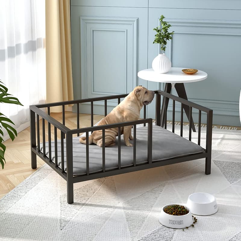 Elevated Dog Bed Frame with Washable Mat - 21.3