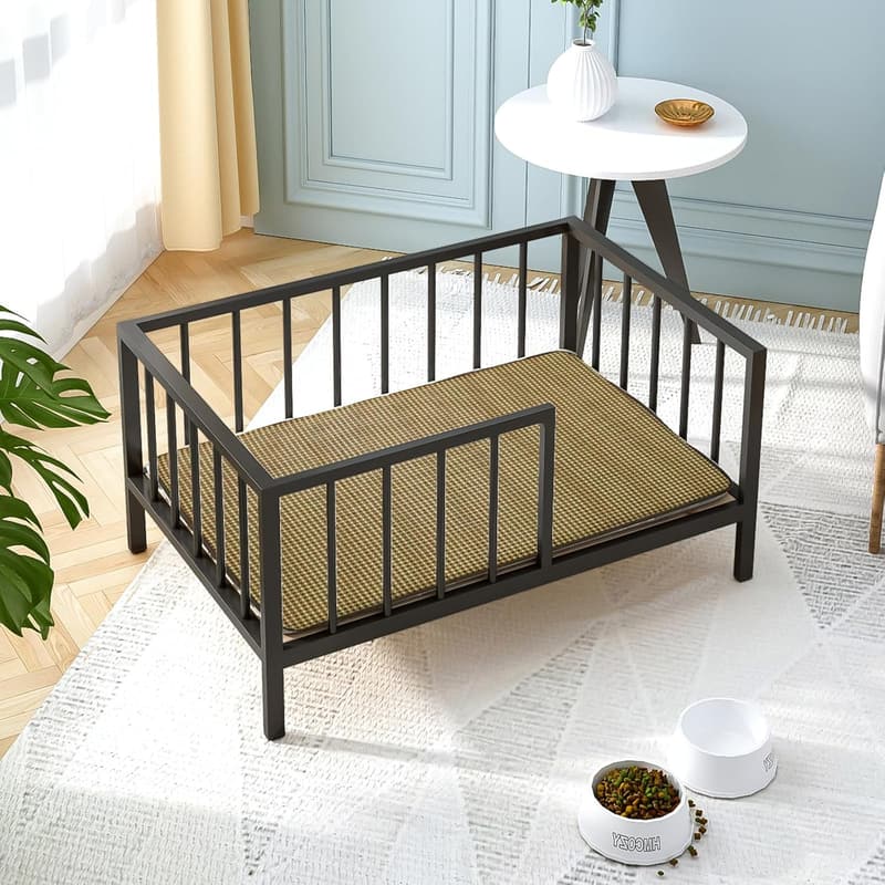 Elevated Dog Bed Frame with Washable Mat - 21.3