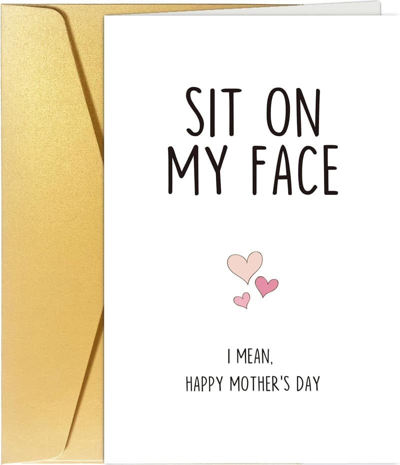 Naughty Mother's Day Card for Wife or Girlfriend