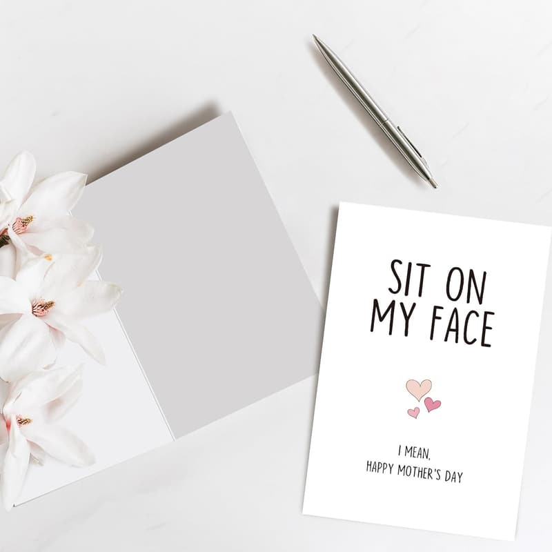 Naughty Mother's Day Card for Wife or Girlfriend