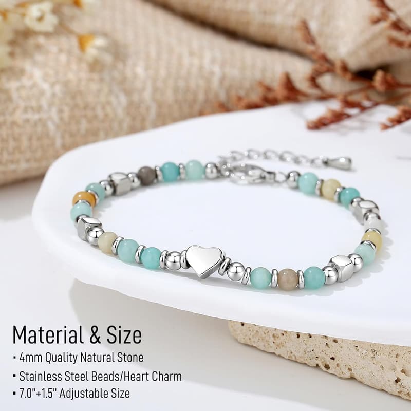 Dainty Gemstone Bracelets for Teen Girls - Perfect Birthday Gifts