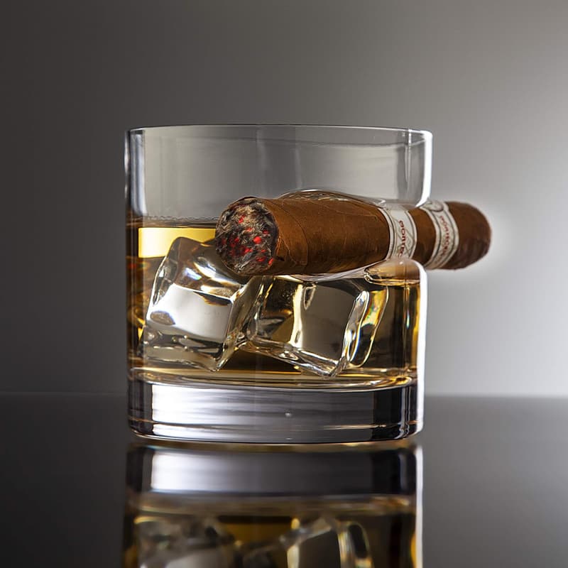 Godinger Whiskey Glass Set with Cooling Stones and Tongs
