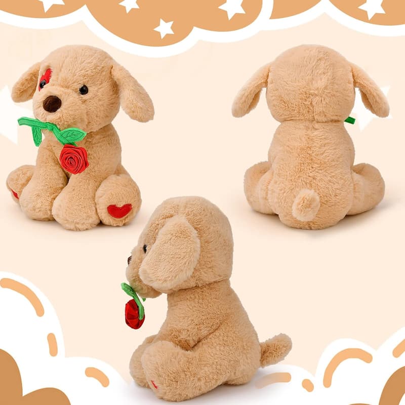 Cute Plush Puppy Stuffed Animal Gift for Birthdays