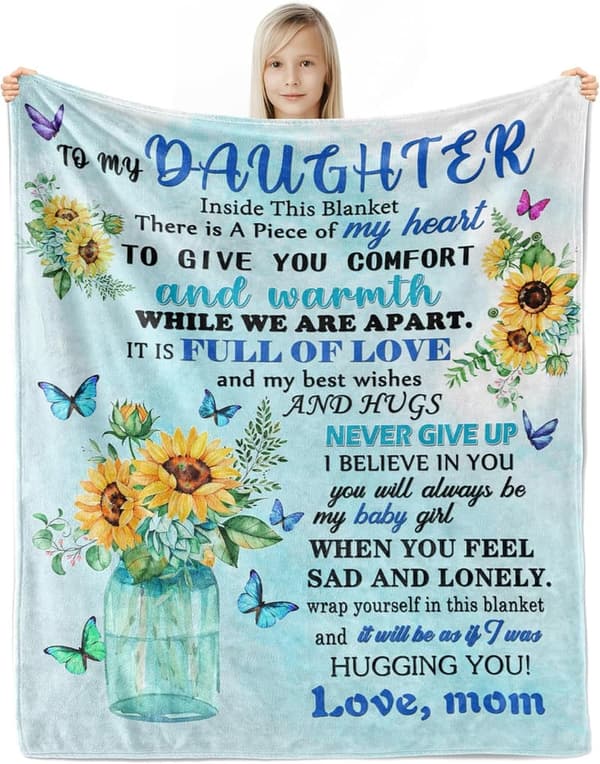 Mom's Blanket Gift for Adult Daughter - 40