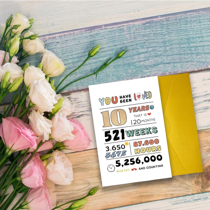 10th Birthday Card for Kids - Fun Designs for Boys & Girls