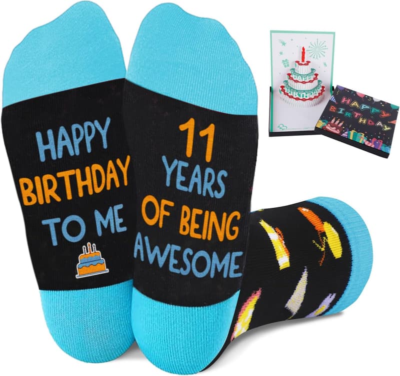 Birthday Sock Gifts for Boys Ages 5-12