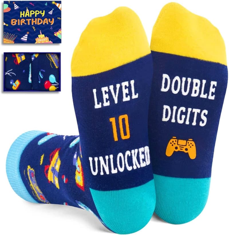 Kids' Birthday Gift - Fun Socks Ages 4-12