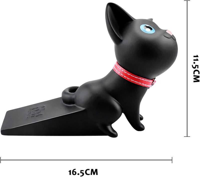 Cat Door Stopper - Decorative Non-Slip Wedge for All Floors