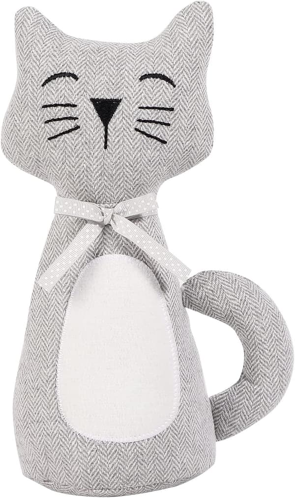 Cute Cat Fabric Door Stopper - Soft, Durable Wall Protector