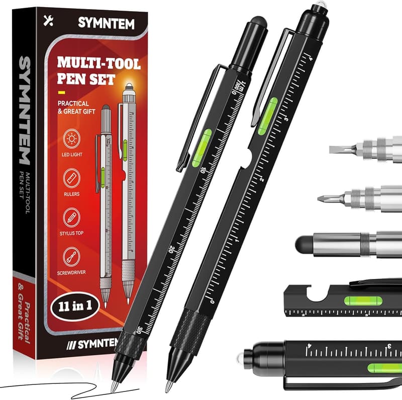 Father's Day 11-in-1 Multitool Pen with LED Light