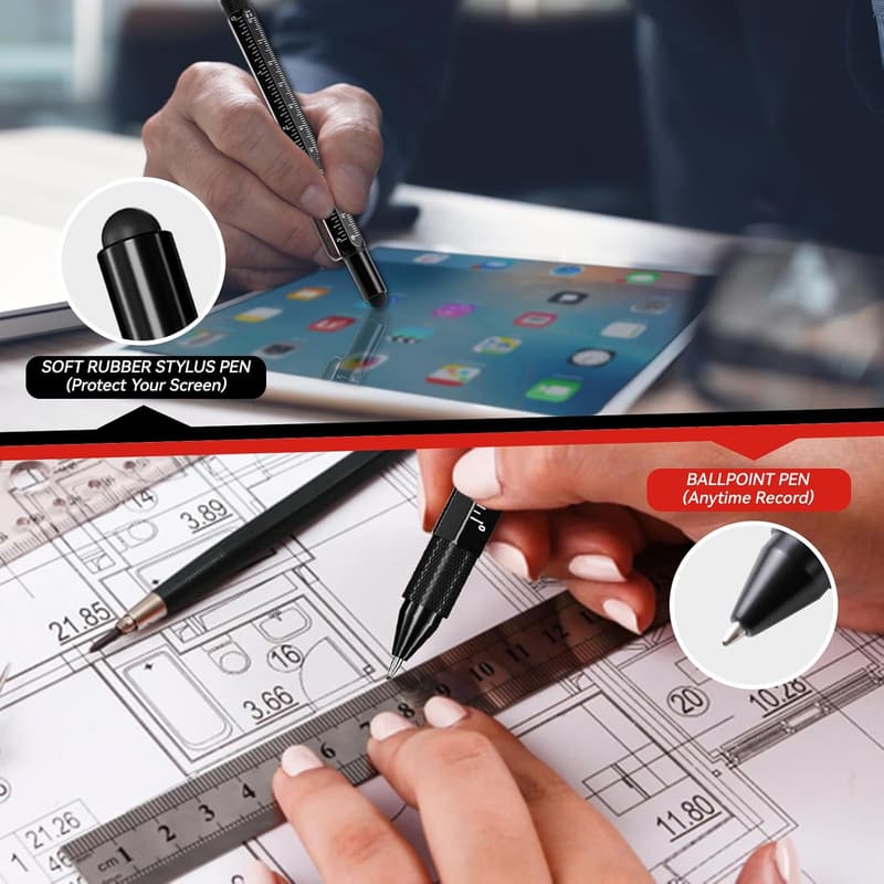 Father's Day 11-in-1 Multitool Pen with LED Light