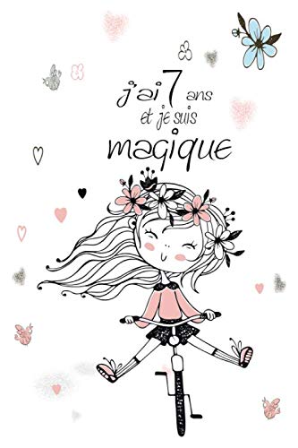7th Birthday Magical Notebook for Girls – Perfect Gift