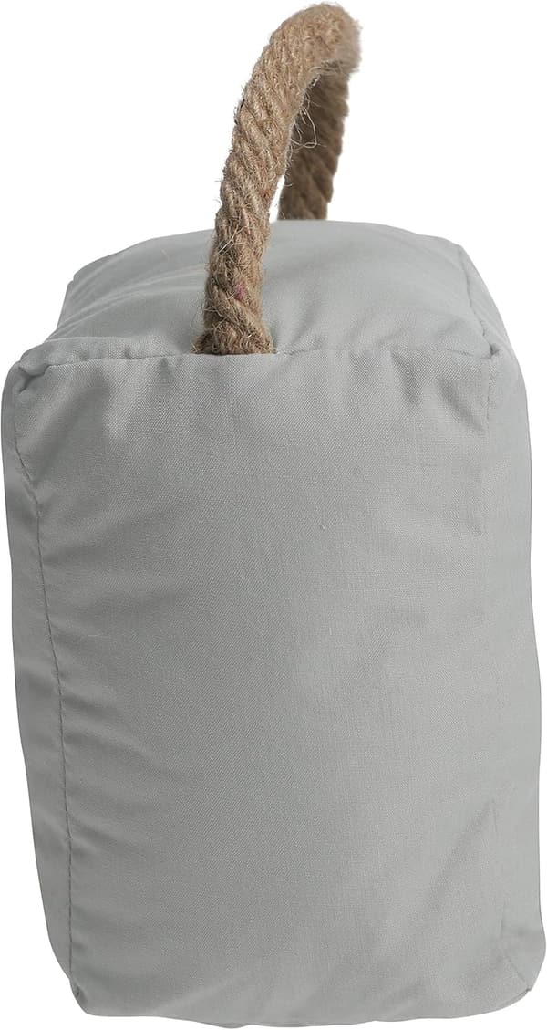 Cat Door Stopper - 5x6 Inch, Grey and White