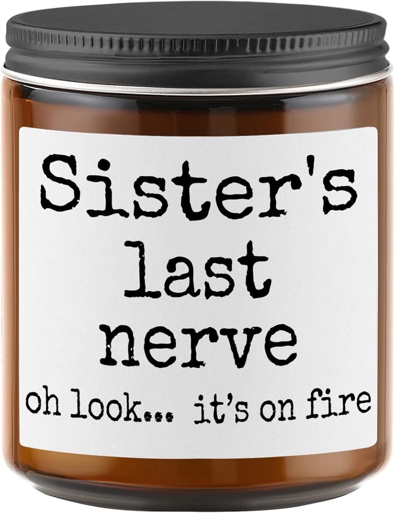 Birthday Gift for Sister - Lavender Scented Candle