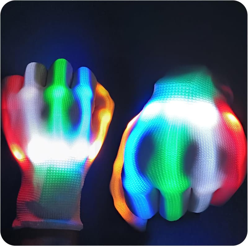 Light Up Rave Gloves for Kids