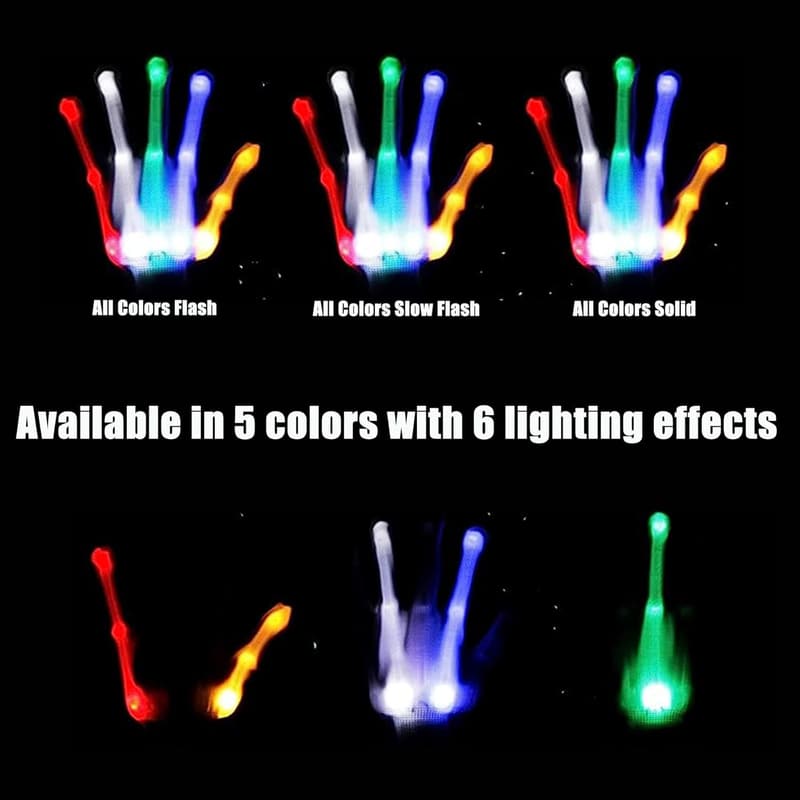 Light Up Rave Gloves for Kids