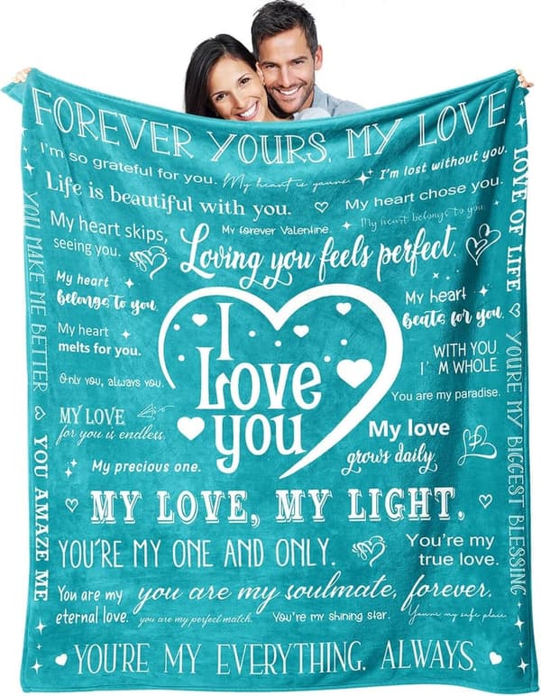 Valentine's Day Soft Throw Blanket for Him - 50
