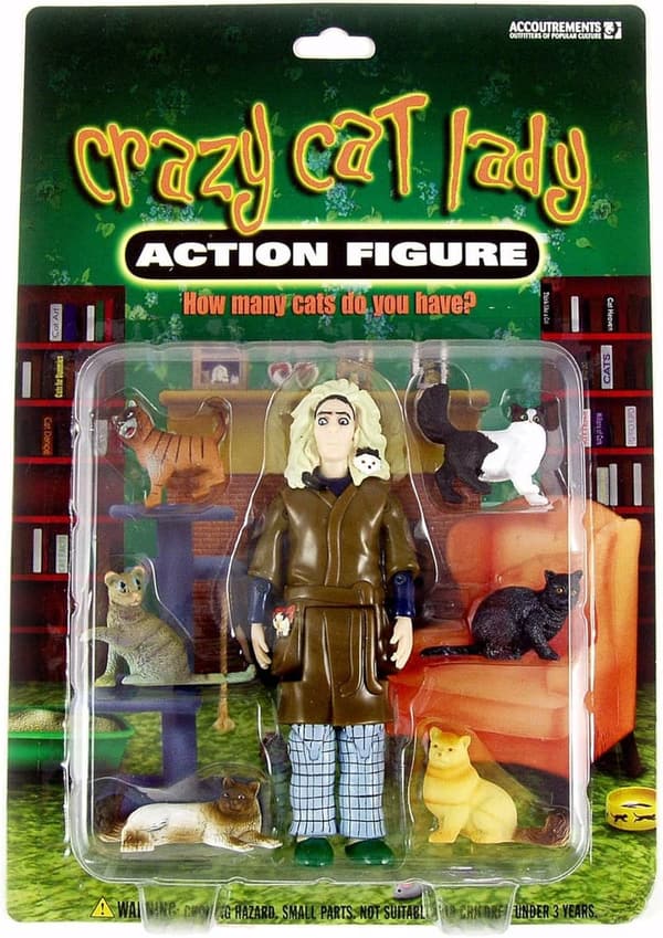 Crazy Cat Lady Action Figure