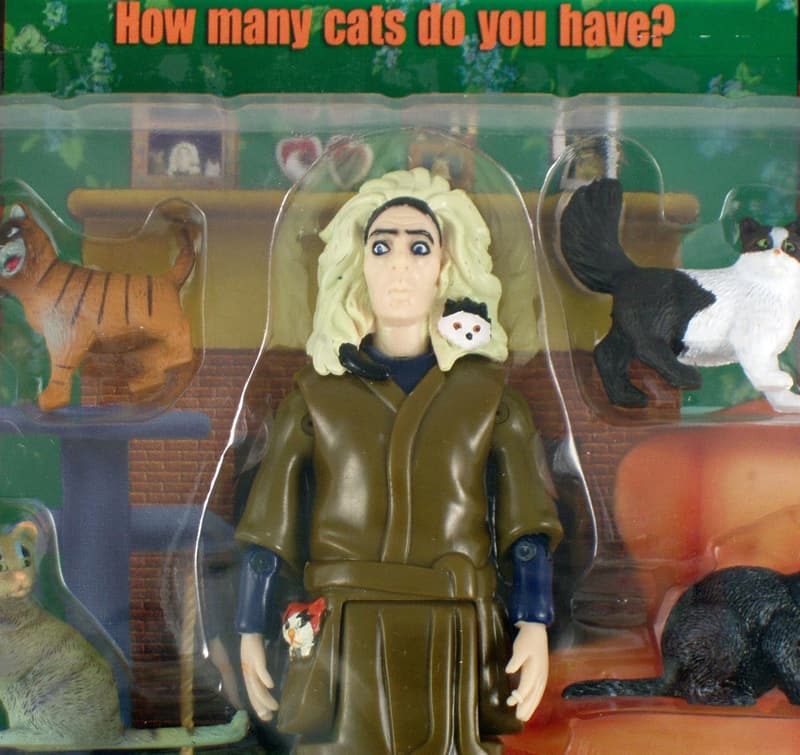 Crazy Cat Lady Action Figure