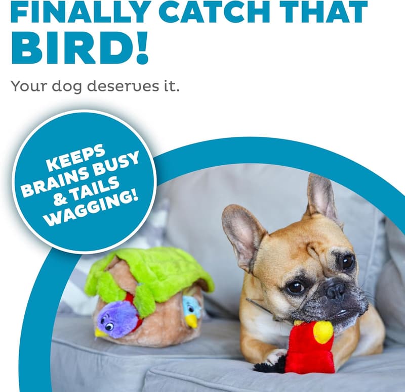 Dog Puzzle Toy - Outward Hound Hide A Bird Plush