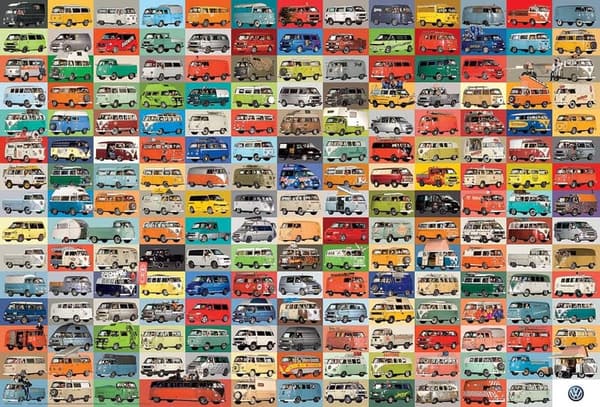 VW Groovy Bus Collectible Model