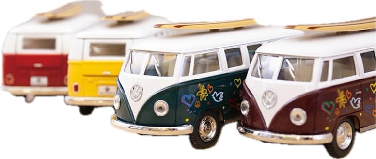 1962 Volkswagen Classic Bus Die Cast Model Toy Van, 1:32 Scale