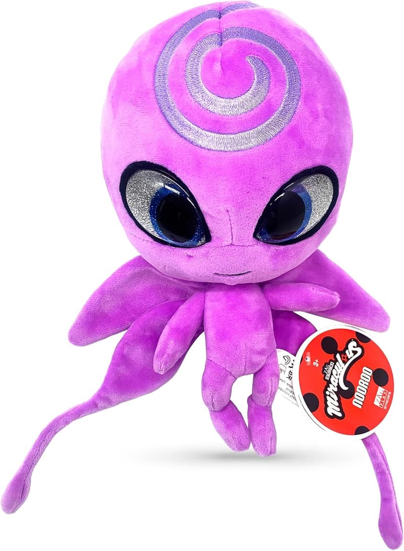 Nooroo Plush Toy - 9-Inch Miraculous Ladybug Collectible