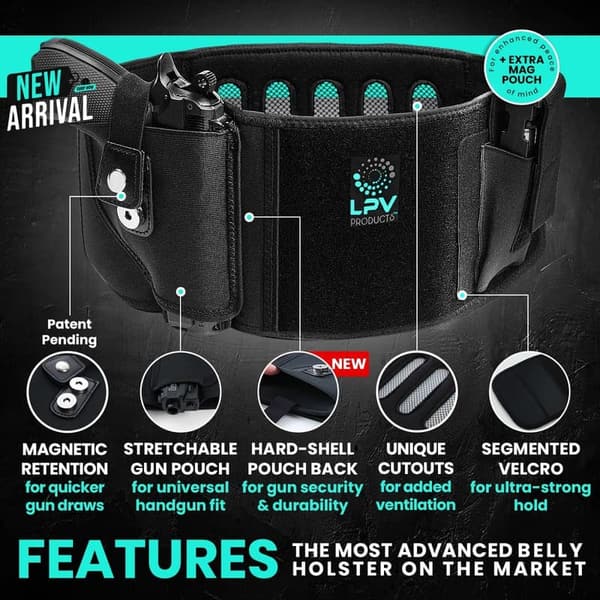 Deep Concealment Belly Band Holster | Military-Grade Durability