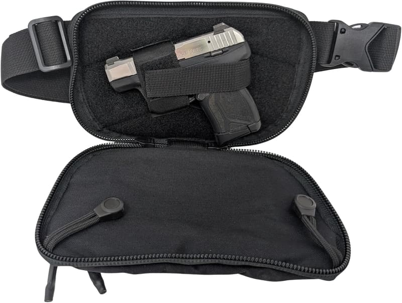 Concealed Carry Fanny Pack - Black Cordura Nylon