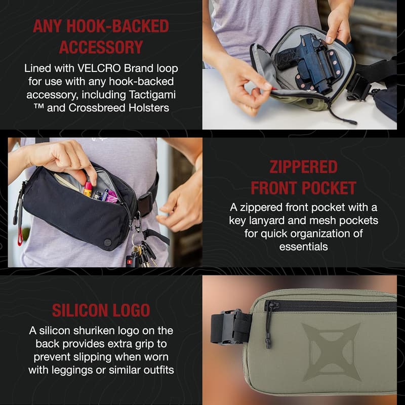 Lena Miculek Everyday Tactical Fanny Pack - 2L Crossbody Bag